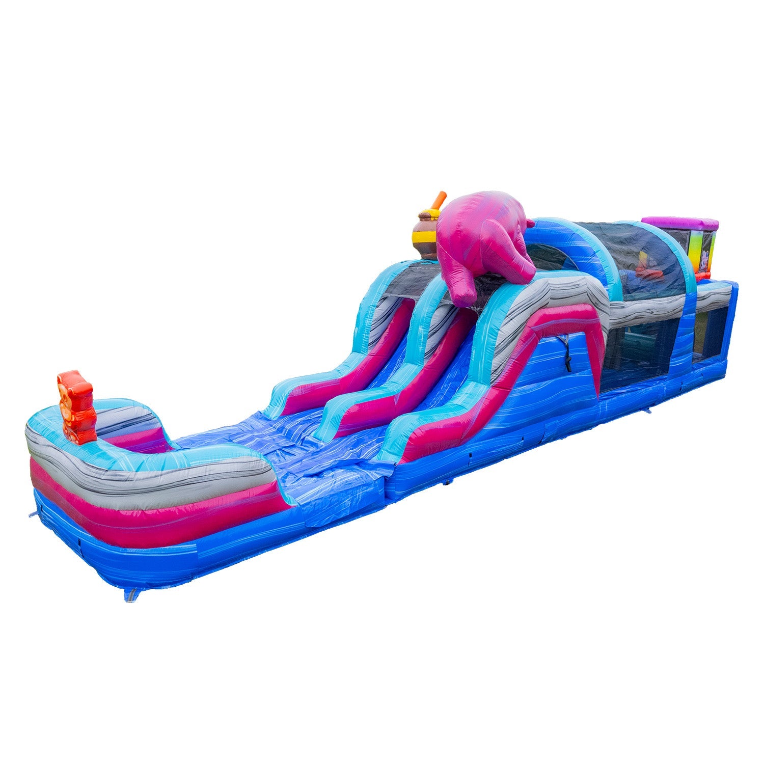 (PREORDER 04/2025) GUMMY BEARS 46 FT EXTENDED WET DRY OBSTACLE