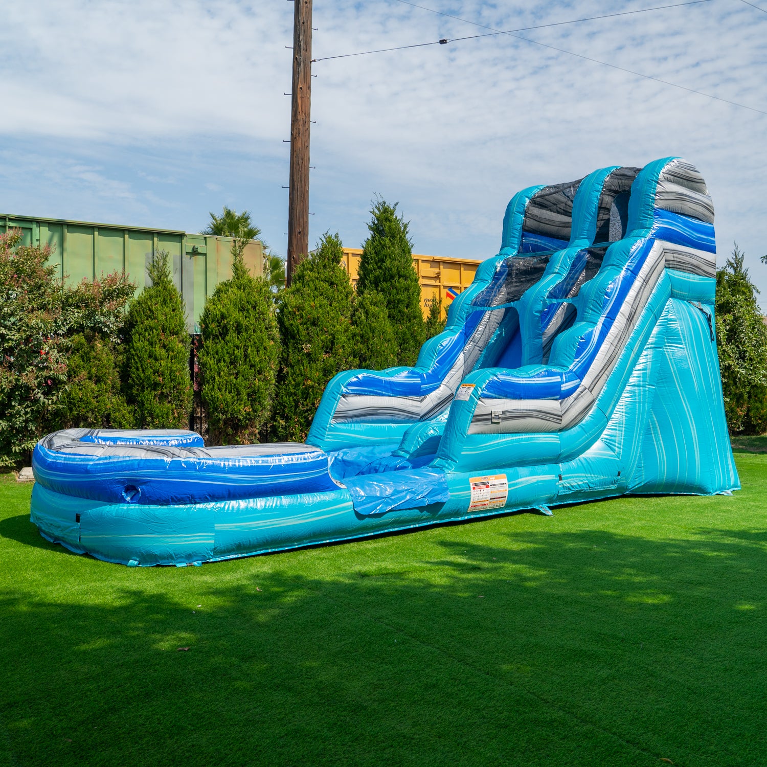 OCEAN BLUE 15 FT SLIDE