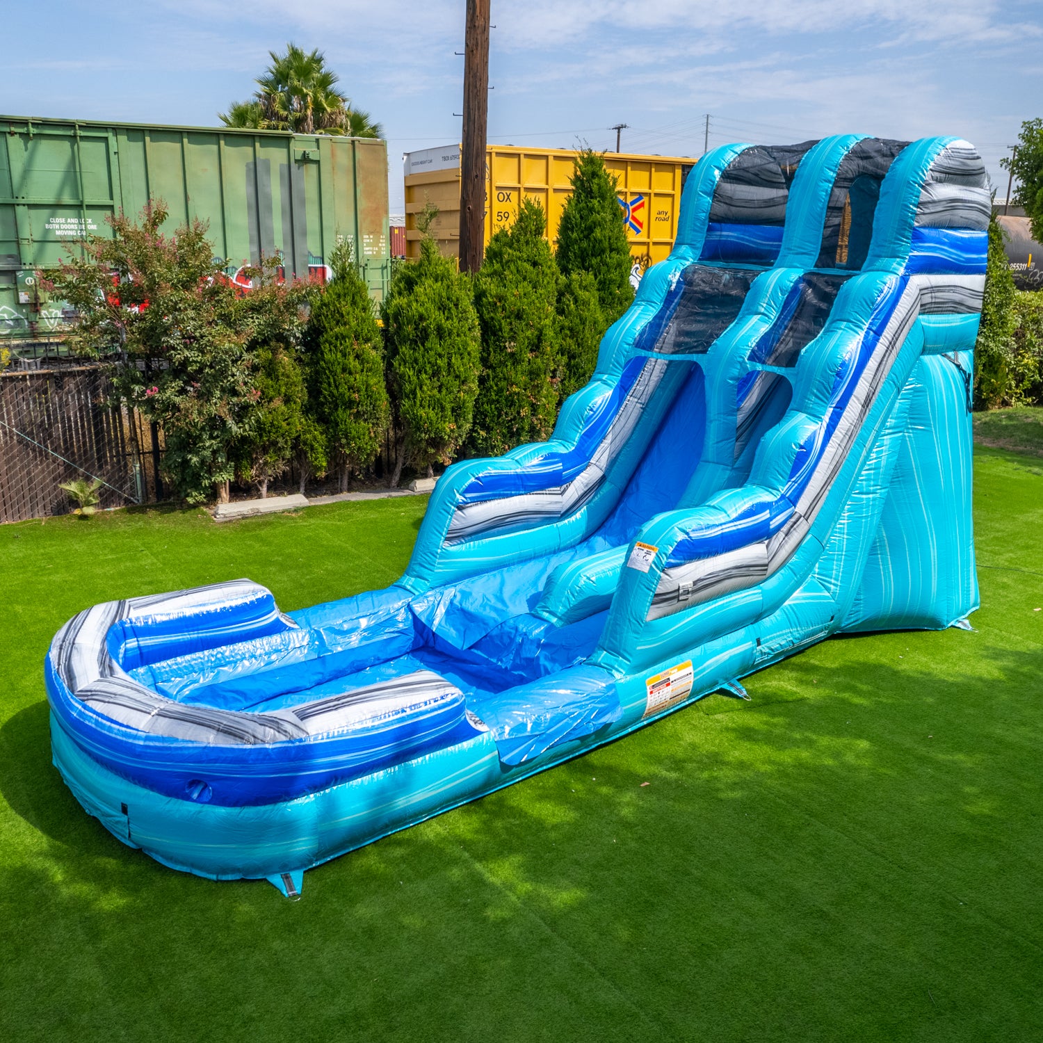 OCEAN BLUE 15 FT SLIDE